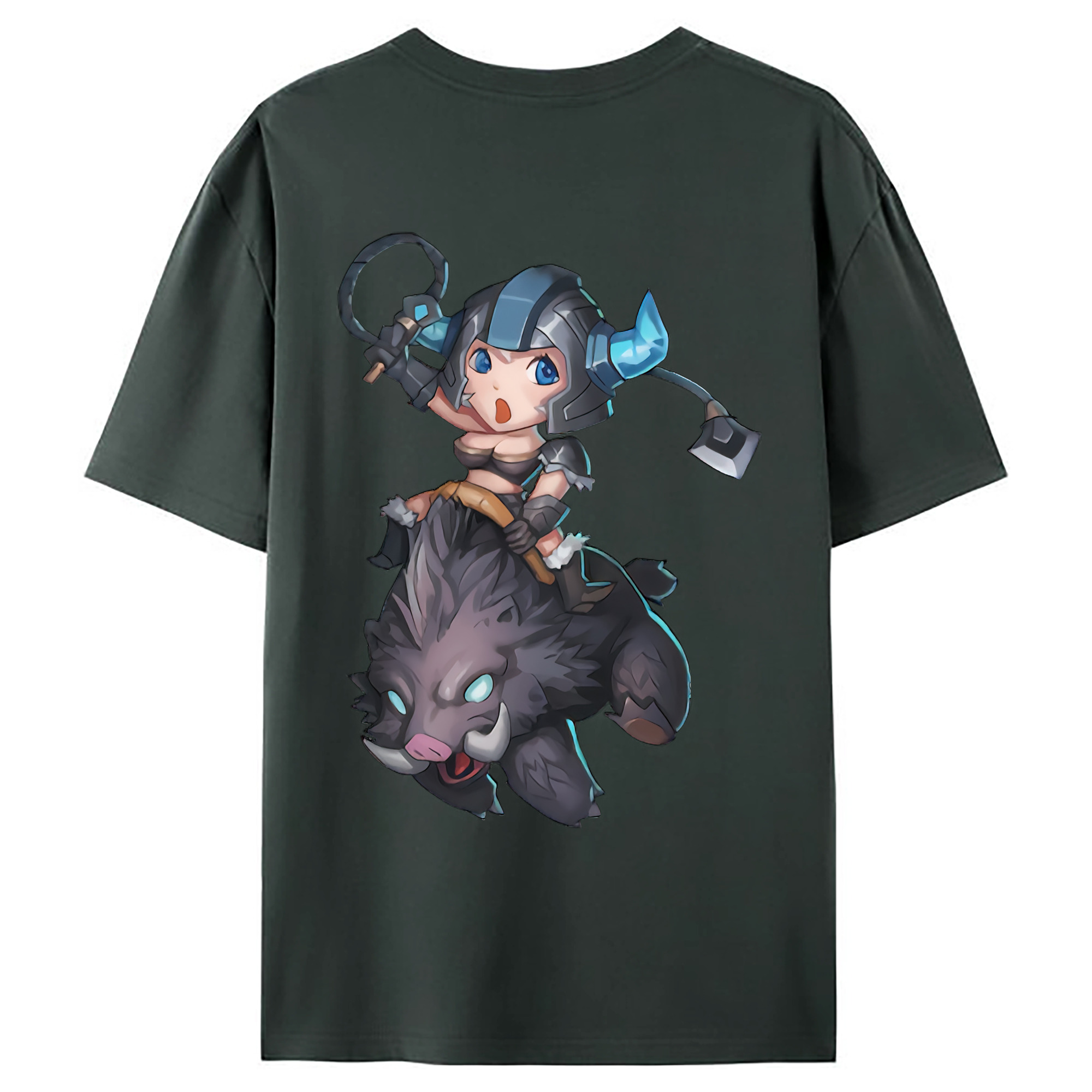 （画像用） リーグ・オブ・レジェンド League of Legends LOL 綿100％ メンズ半袖Tシャツ（バックプリント） 通気性